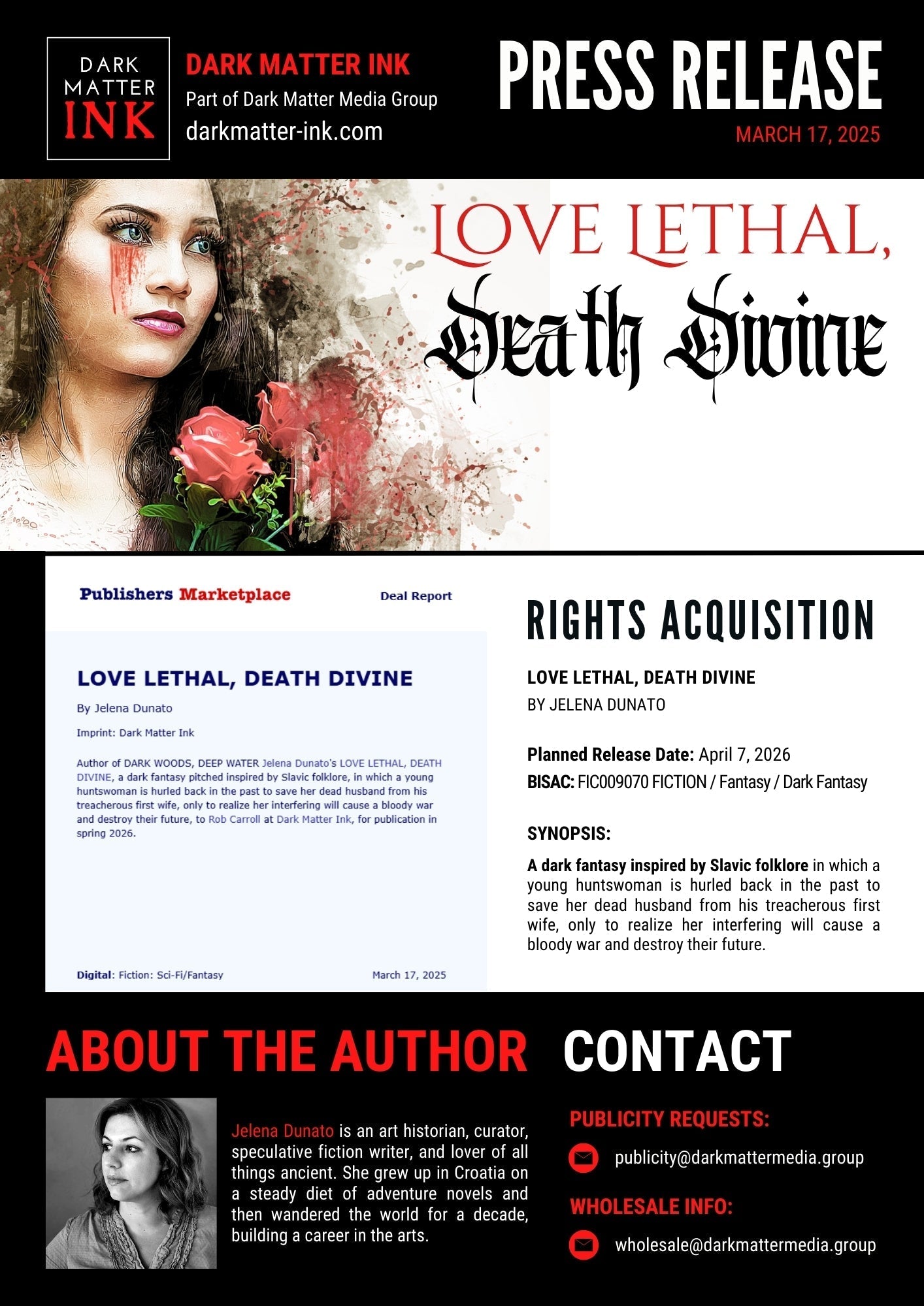 Love Lethal, Death Divine