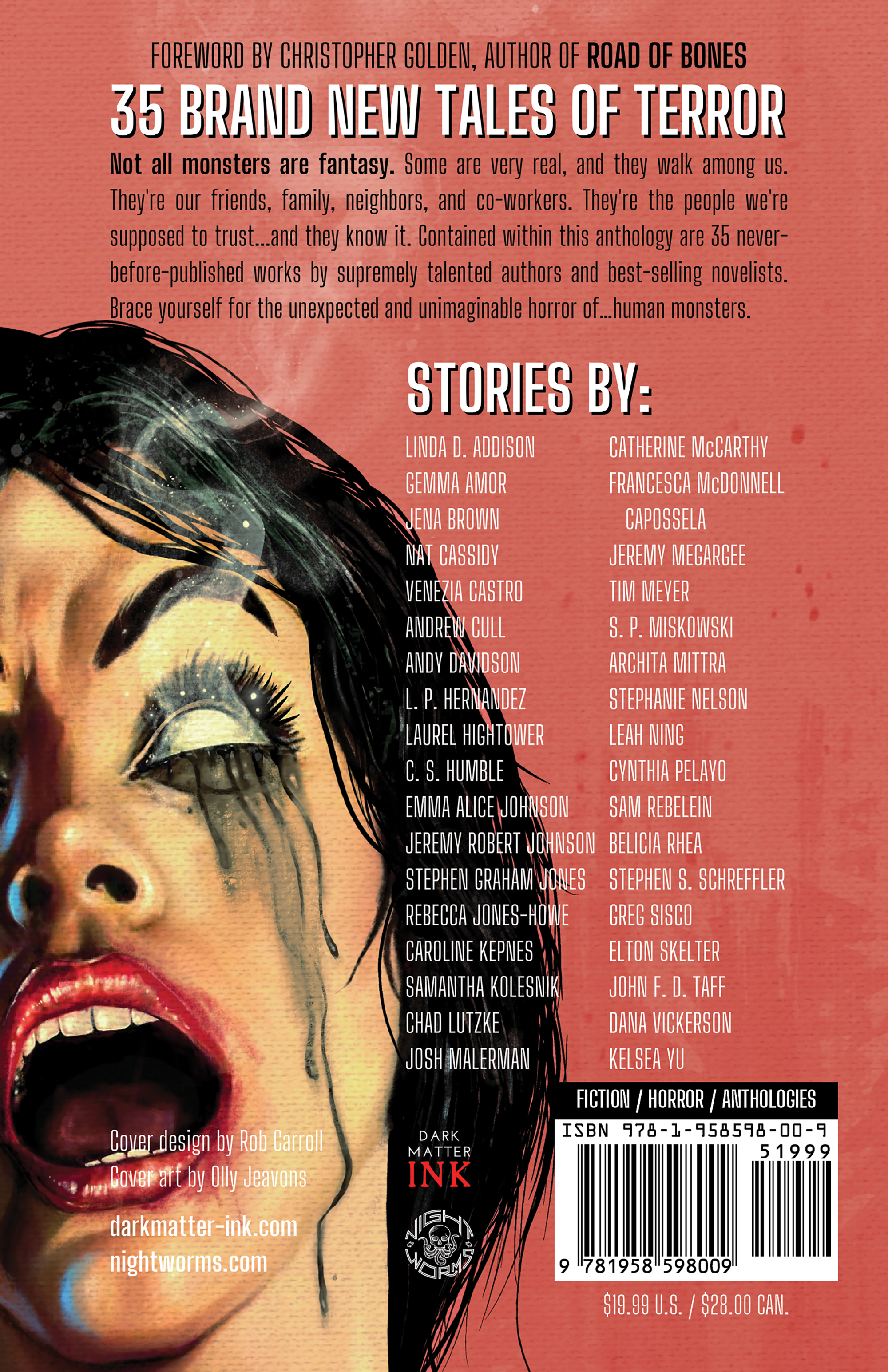 Human Monsters: A Horror Anthology | Wholesale