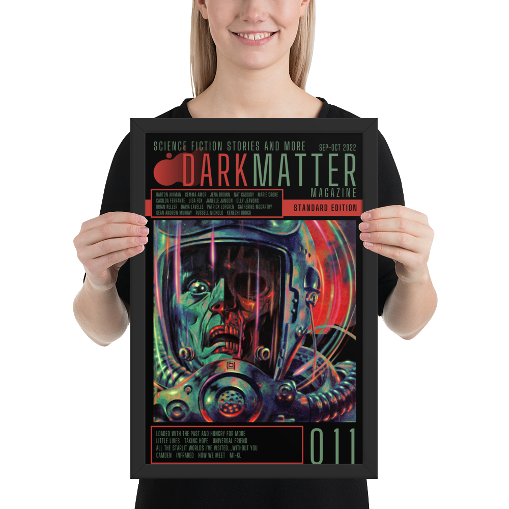 "Dark Matter Magazine Issue 011" Framed Poster (12"x18")