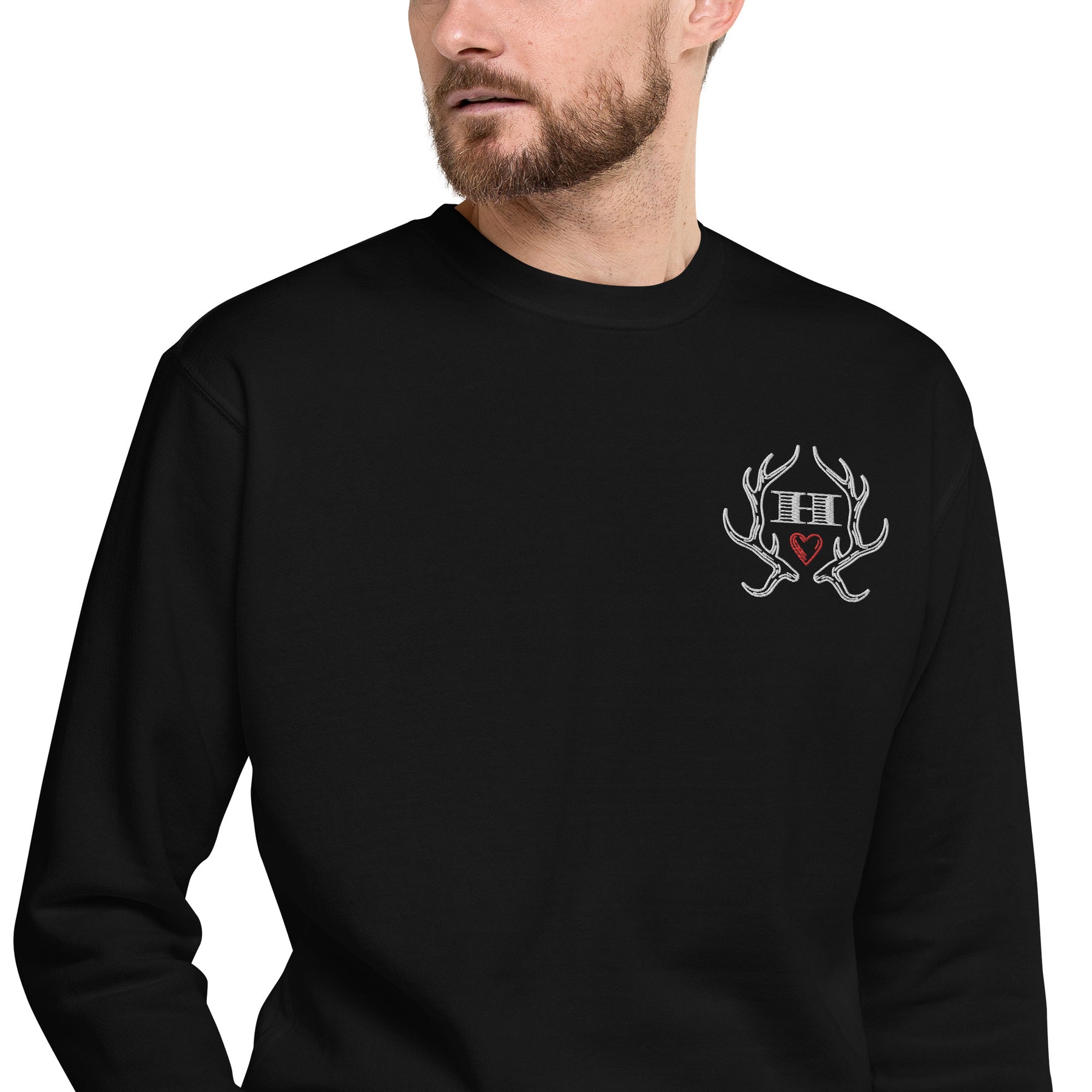 "Dark Hart Books" Embroidered Logo Premium Sweatshirt