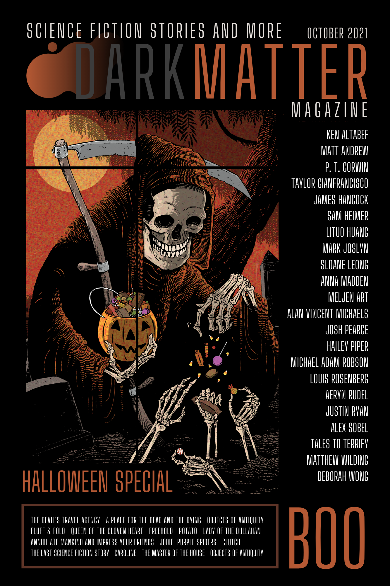 Dark Matter Magazine Special Halloween Issue October 2021