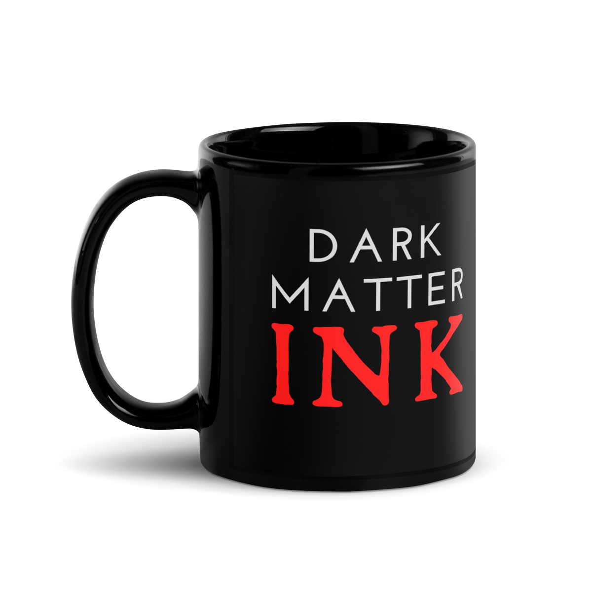 "Dark Matter INK" 11oz Black Ceramic Mug
