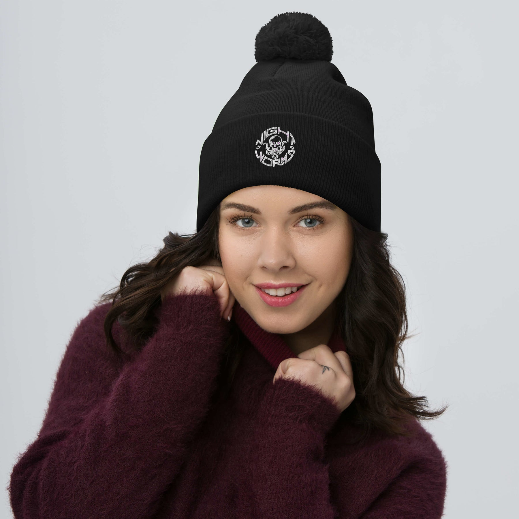 "Support Night Worms" Winter Hat