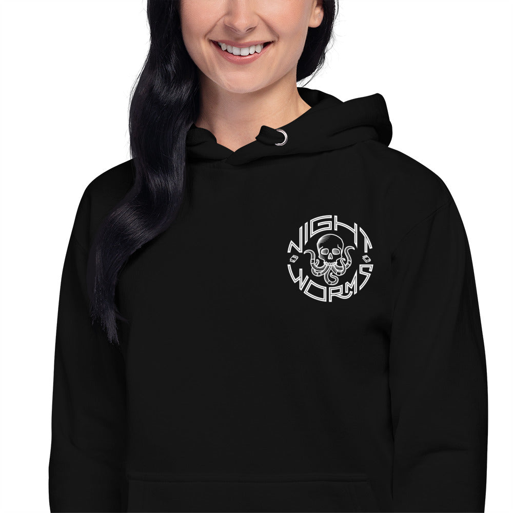 "Support Night Worms" Embroidered Logo Premium Sweatshirt