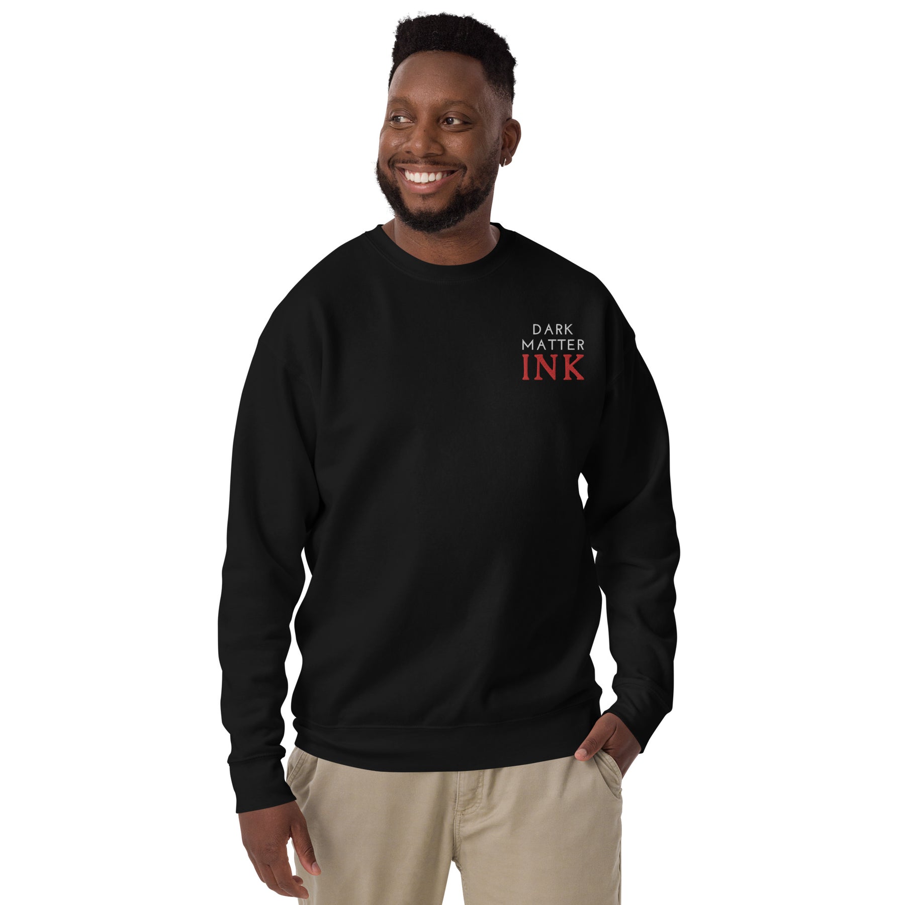 "Dark Matter INK" Embroidered Logo Premium Sweatshirt