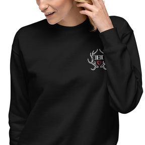 "Dark Hart Books" Embroidered Logo Premium Sweatshirt