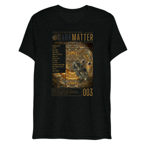 "Dark Matter Magazine Issue 003" Tri-blend T-Shirt - Dark Matter Magazine