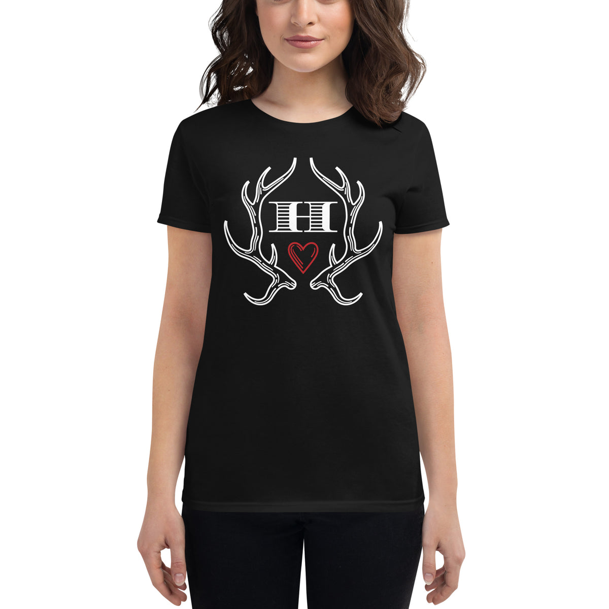 "Dark Hart Books" Women's Fitted T-shirt
